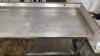 Stainless Steel Table with Left Sink and Right Undershelf - 2