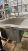 Stainless Steel Table with Left Sink and Right Undershelf - 5