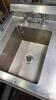 Stainless Steel Table with Left Sink and Right Undershelf - 6