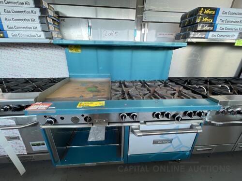 NEW US Range 6 Burner, 24" Griddle, Stove Top Oven