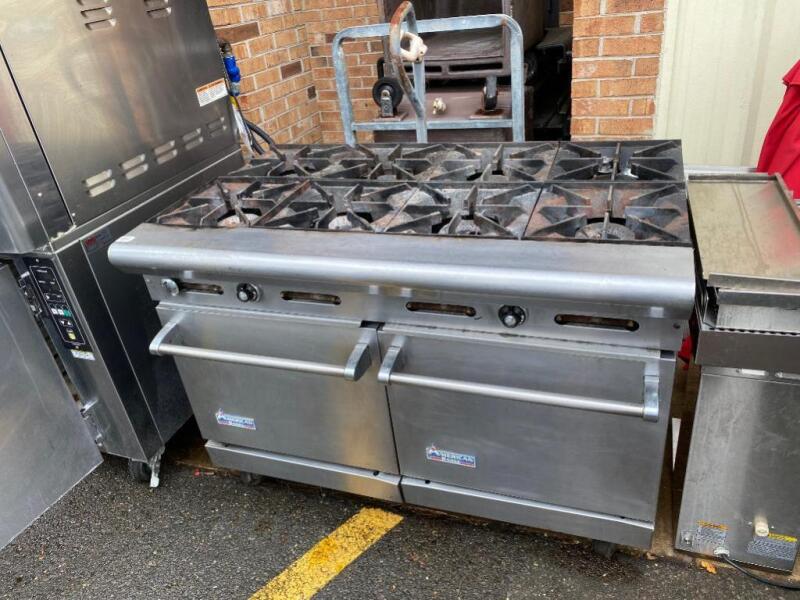 American Range Gas 8 Burner