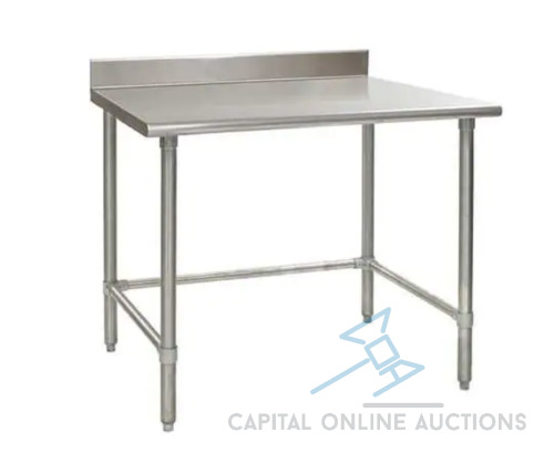 NEW Work Table, Stainless Steel Top