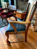 Oak Wood Upright Chair - 2