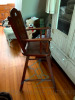 Cherry Wood High Chair - 2