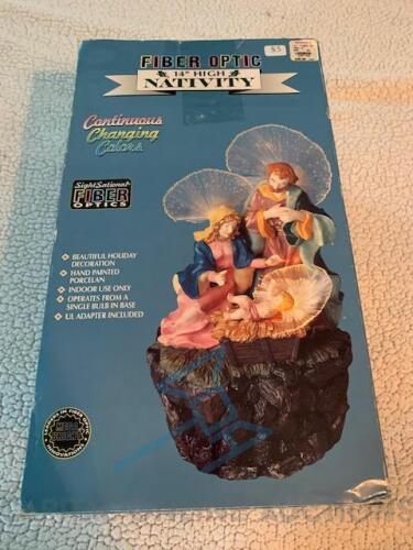 Fiber Optic Nativity Set