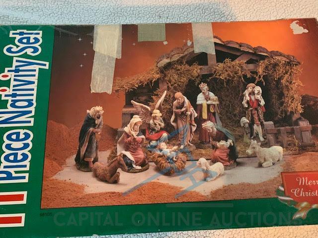 11 Piece Nativity Set