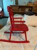 Childs Red Wooden Chair - 2