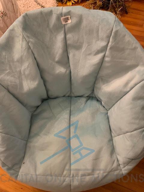 Small Light Blue Bean Bag Chair