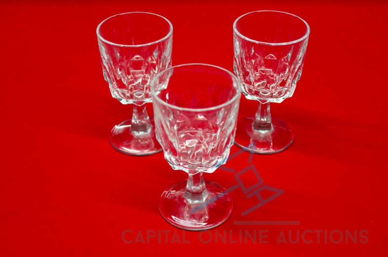 (50) 5" Crystal Style Wine Glasses
