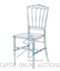 (100) New Napoleon Stackable Polycarbonate chair-Clear (Unassembled)