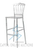 (32) New Napoleon Polycarbonate barstool- clear (unassembled)