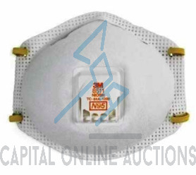 (64) N95 Respirator - Disposable with Valve