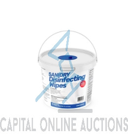 (4) SANIDRY Disinfecting Wipes Buckets