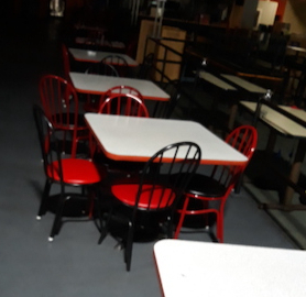 5 Tables with 20 Chairs