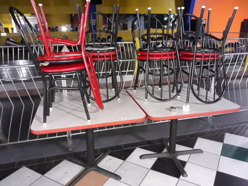 2 Tables with 8 Chairs