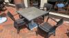 Outdoor Patio Set with 1 Table and 4 Chairs - 6