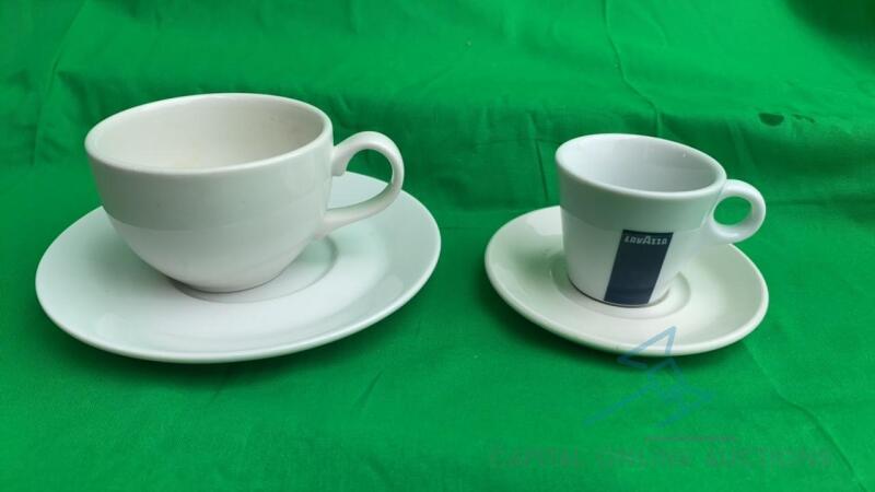 Tea And Espresso Cups with Saucers