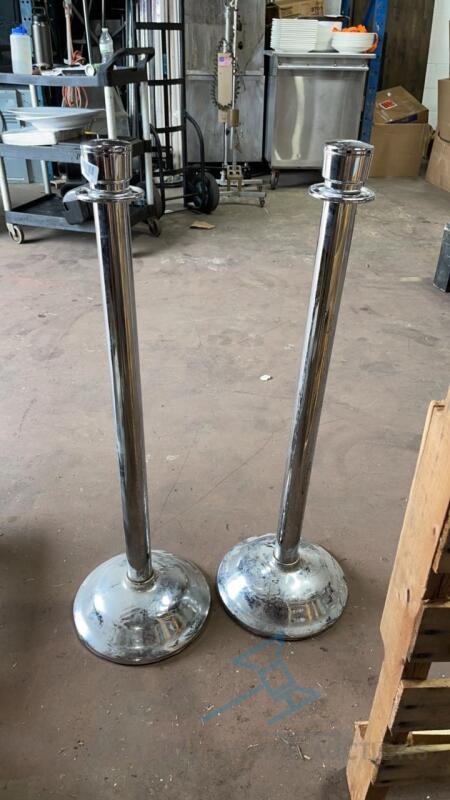 (2) Stanchion Stands