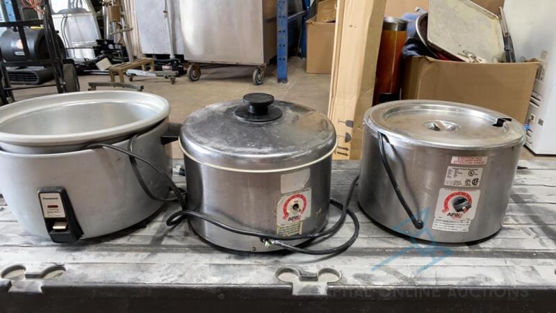 3 Warmers - Rice Cooker and Soup Warmers