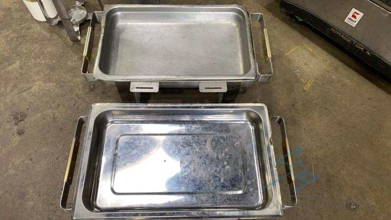2 Chafing Dishes - no lids
