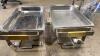 2 Chafing Dishes - no lids - 4