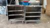 (2) Stainless Steel Underbar Glass Racks