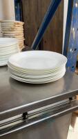 (40) Melamine Dinner Plates, (12) Melamine Bowls & (33) Side Dishes
