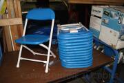 (13) Blue Kids Chairs