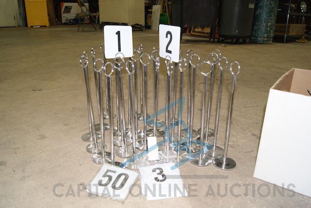 (29) 12" Table number stands