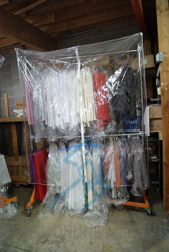 Garment Rack with cover #1