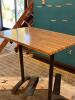 (2) High Top Wood Finish Rectangle Dining Tables