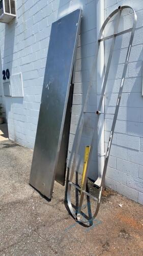 Large Stainless Steel Table Top, Undershelf, Pot Rack