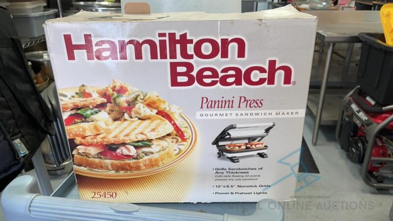 Hamilton Beach Panini Press Gourmet Sandwich Maker