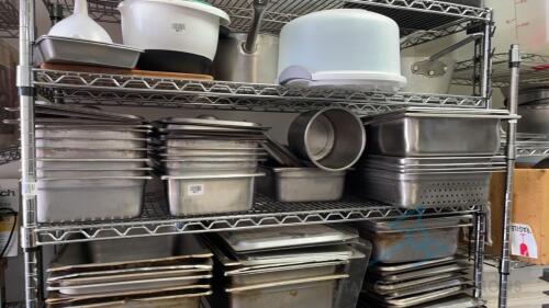 Assorted Hotel Pans and Lids