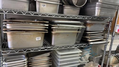 Assorted Hotel Pans and Lids