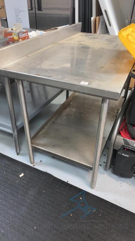 Stainless Steel Table with Undershelf