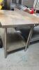 Stainless Steel Table with Undershelf - 5