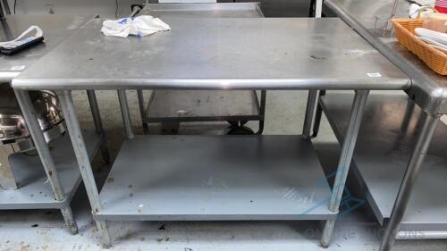 Stainless Steel Table with Undershelf