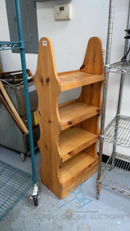 Wooden Shelving Unit