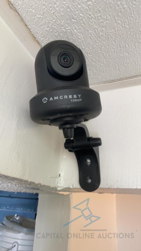 3 Amcrest Security Cameras