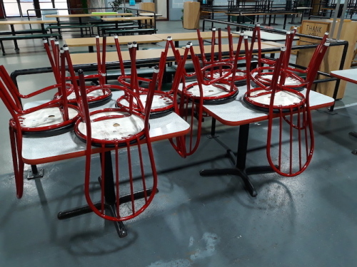 2 Tables with 8 Chairs