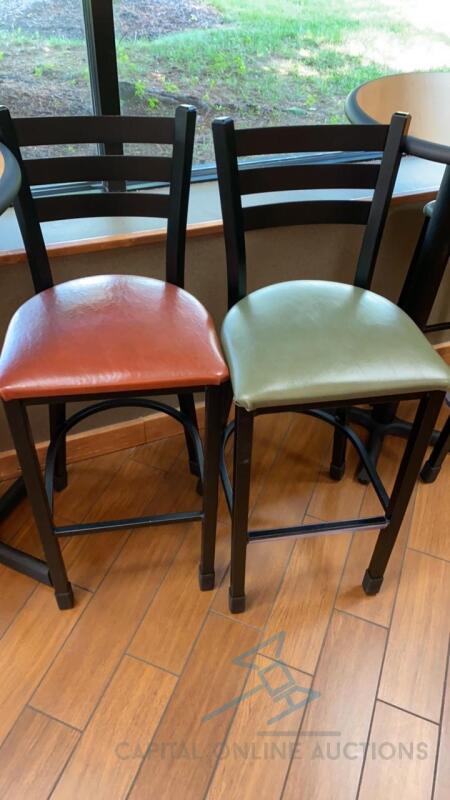 (13) Bar Stools, Assorted Colors