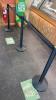 Stanchions with Retractable Belt Barrier - 5