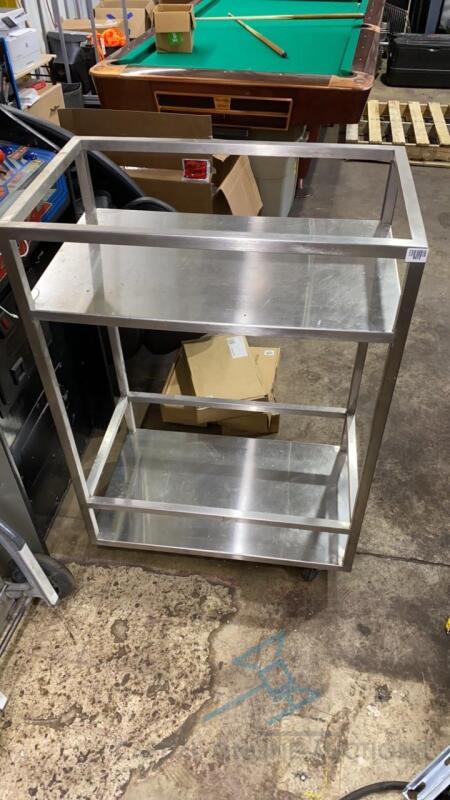 Stainless Steel Utility Cart on wheels