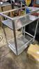 Stainless Steel Utility Cart on wheels - 4