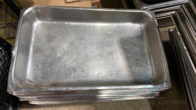 (18) Full Size Hotel Pans