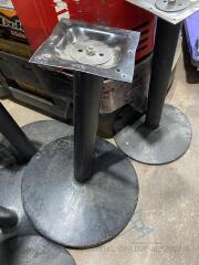 (4) Heavy Duty Table Bases