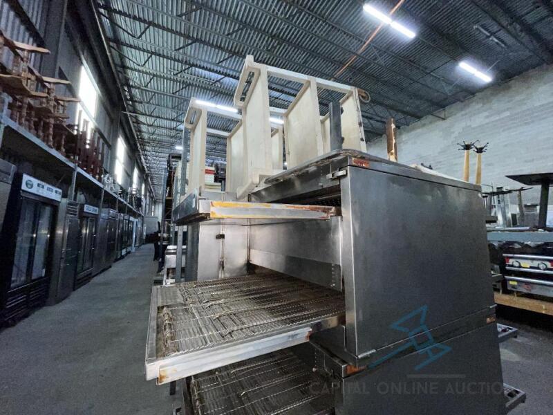 Double Decker Conveyor Gas Pizza Oven