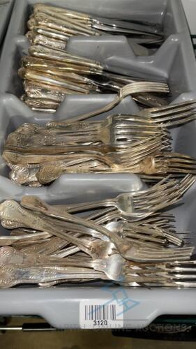(125) Assorted Silver Plated Flatware