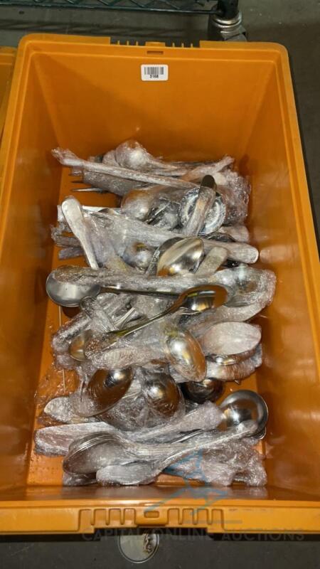 (100) Assorted Serving Spoons